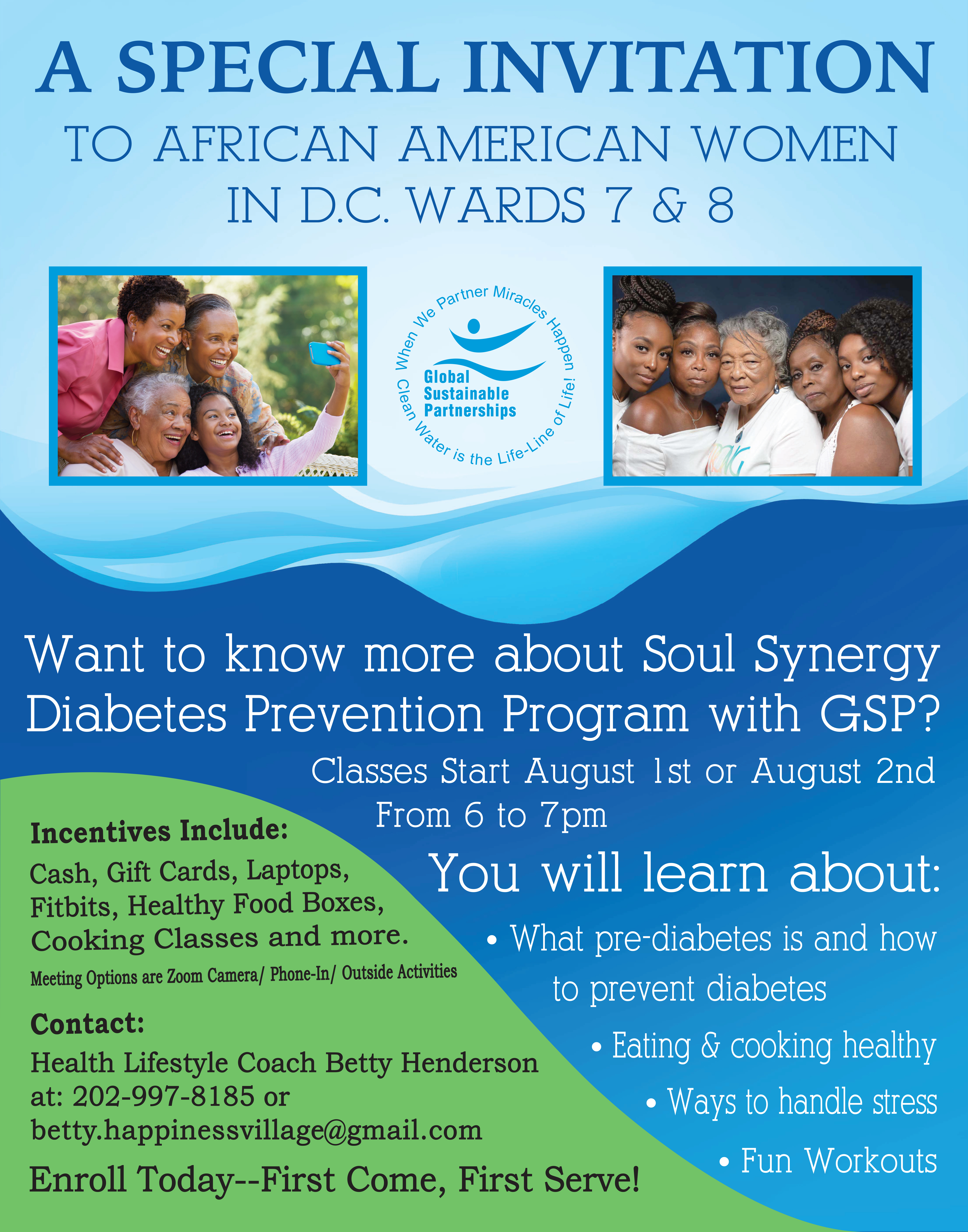 GSP Soul Synergy Diabetes Management flyer