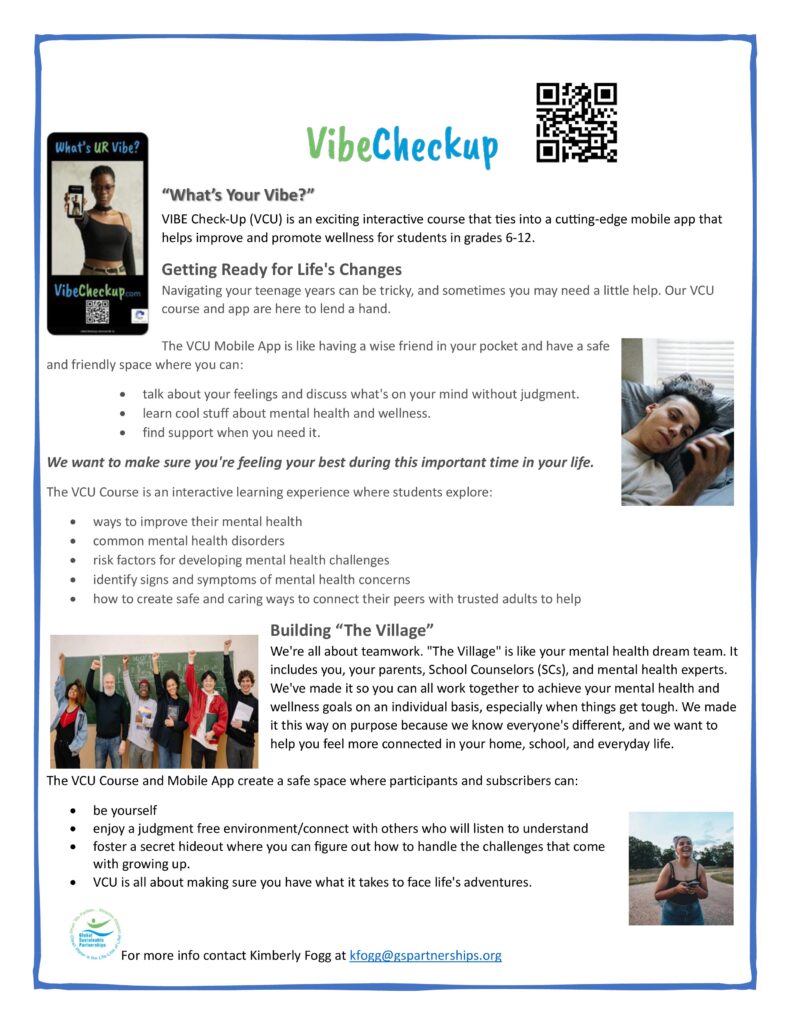 GSP Vibe Checkup Flyer